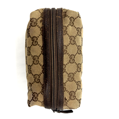 GUCCI GG canvas 29595 beige Women Cosmetic Make up Pouch From