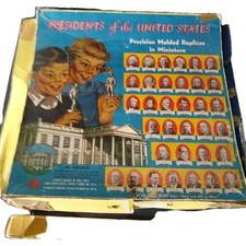 MARX THE PRESIDENTS OF THE UNITED STATES 36 FIGURES, ONLY, NO BOX, 1960s