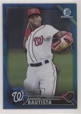 2016 Bowman Draft Chrome Top Prospects Blue Refractor /150 Rafael Bautista w3h