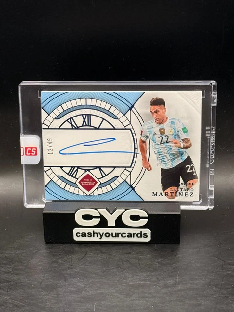 Lautaro Martinez Timeless Talents Auto /49 2022 Panini National Treasures Soccer