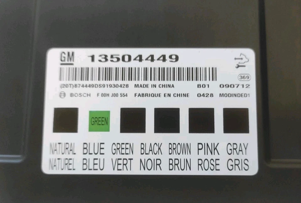 13504449 MODULE BCM BCU BODY CONTROL FOR CHEVROLET CRUZE 2009-2015 GENUINE - Immagine 3 di 4