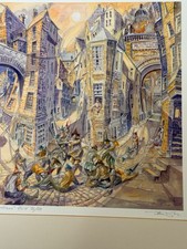 John Gray COWGATE BICKERS giclee 31/50 signed print Unframed