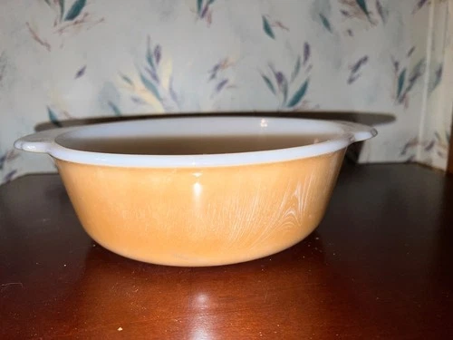 Fire King Peach Lustre 1qt. Bowl