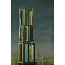 Hyphen - 40x50 Inch Rolled Canvas Wall Art Print