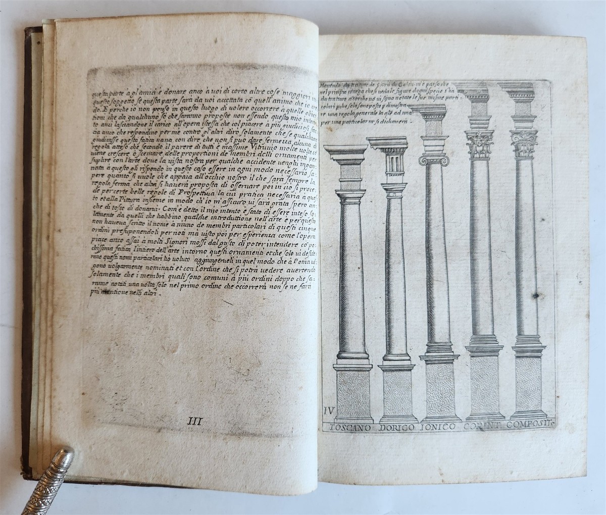 1680s ARCHITECTURE by VIGNOLA ILLUSTRATED antique Regola delli