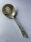 Nice Wallace Rose Point Sterling Silver Tomato Cranberry Server  No mono