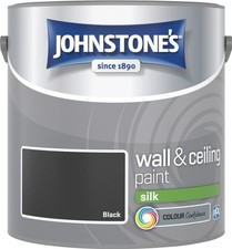 Johnstone's Wall & Ceiling Paint Silk Emulsion Smooth Finish Tin 2.5L All Colors