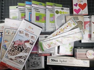 SIZZIX LOT Assorted Cutters XL 3d Scrapbooking Dies