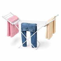 NEW! Electric Extendable Heated Folding Clothes Horse Airer Dryer Heated Wings
