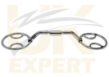 UK Expert Wilkie Bevel Comfort Barrel Bits, Smooth Equestrian Myler Trense Bits