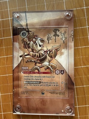 Tigger In The Crow's Nest 215/204 Lorcana Enchanted Chapter 6 -Extended Art  Case | eBay