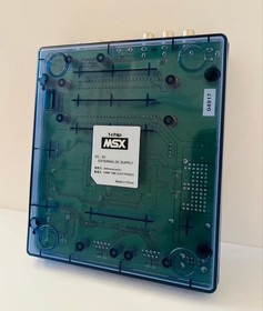 1chipMSX FPGA MSX2 Console Transparent Blue Complete Boxed D4 Enterprise