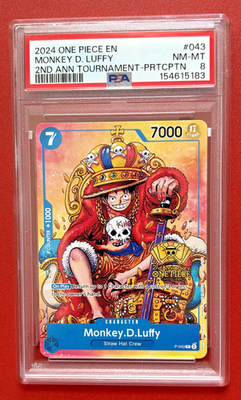 Monkey.D.Luffy (2nd Anniversary Stamped Promo) P-043 One Piece