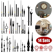 42Pcs DIY Quartz Wall Clock Hands Movement Mechanism Replacement Repair Tool Kit