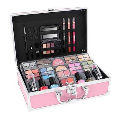 82tlg Kosmetikkoffer Make Up Tragetasche Reise Beauty Kosmetik GROSSE Aufbewahrungskoffer VEGAN