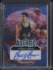 2025 Leaf Signature Series Aquatic Shimmer Octopus George Gervin 1/1 Auto  