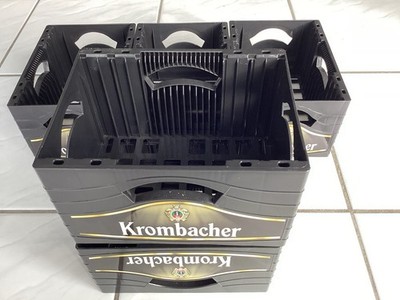 5 Krombacher Stapelboxen CD s / Allerlei 20 X 15 X 12 cm + 1 Schlüsselanhänger