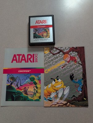 Atari 2600 Centipede With Manual And Comic Tested Combine Ship