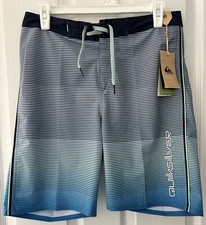 QUICKSILVER Youth Knee Length Swim Suit Boardshorts 30/16 - BNWT