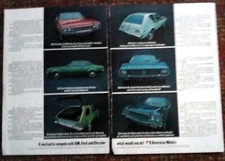 1971 AMC Javelin Pacer Ambassador Gremlin Matador - Print Ad-MINI Ad