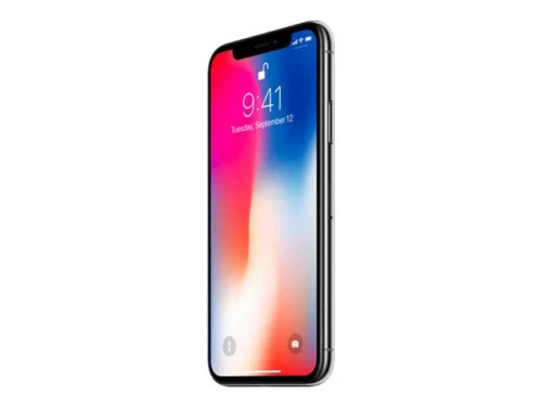 iPhone X argento
