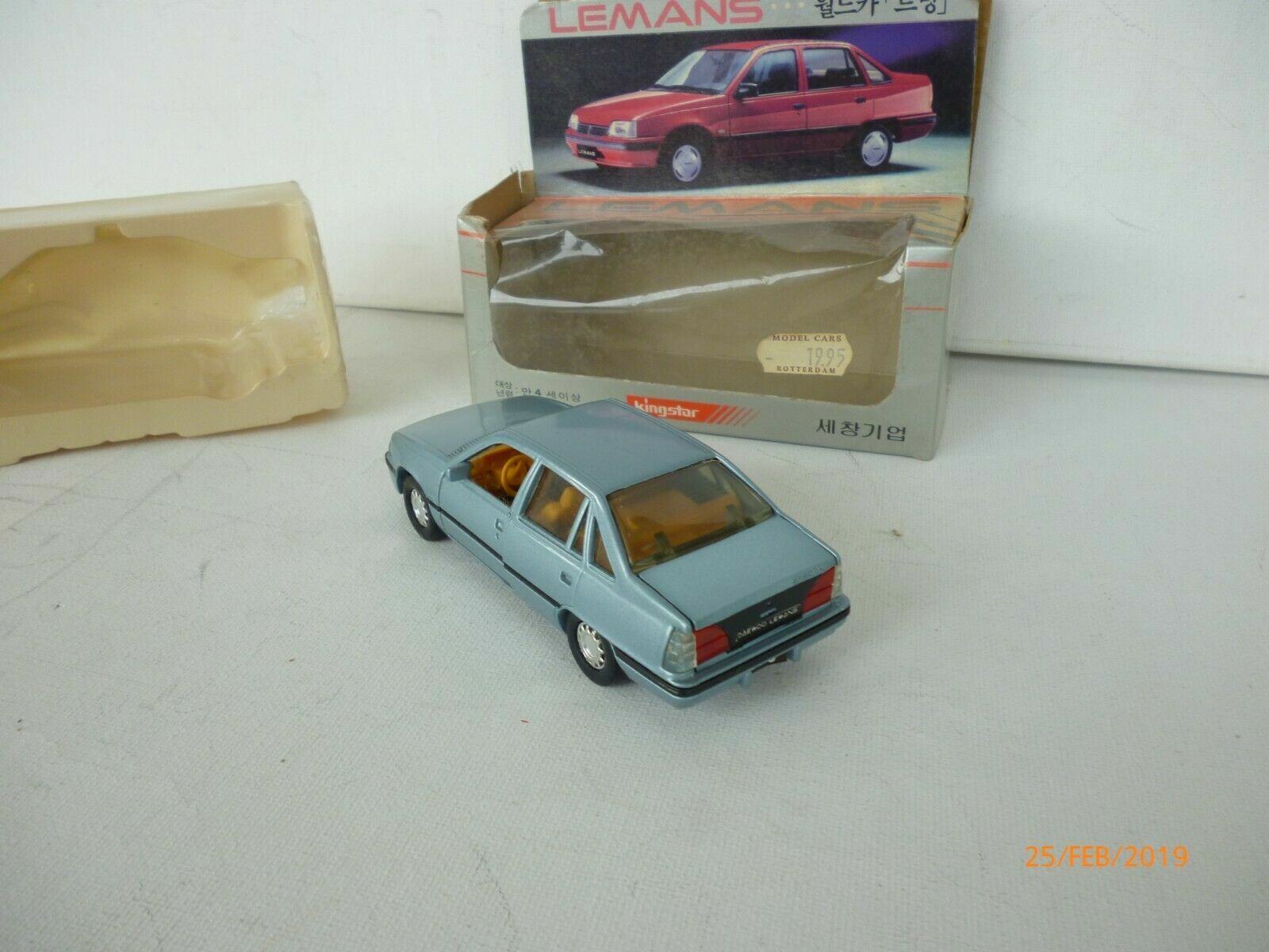 1/35 DIECAST MADE IN KOREA DEAWOO LEMANS KINGSTAR TOY MINICAR VERY RARE