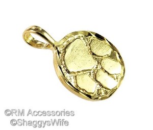 Authentic Bear Paw Print Charm Cub Scout Pendant EP Gold Plated Jewelry Lifetime Guarantee