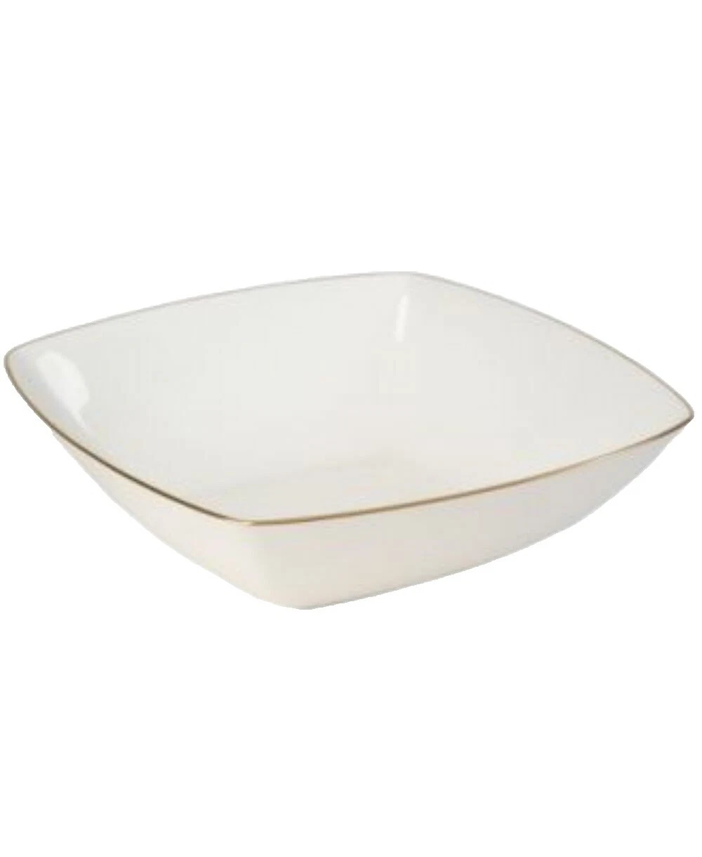 Vajilla de porcelana blanca Mikasa cuencos