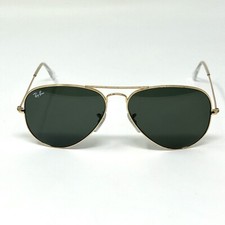 Ray Ban Gold Metal Aviator Sunglasses - RB3025 L0205 58-14-135 Made in Italy