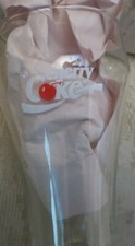 2 Vintage Cherry Coke Coca-Cola Bell Shape Drinking Glasses unused 16oz