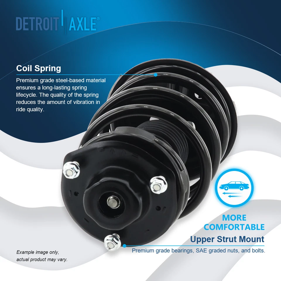 Front Struts Lower Control Arms w/ Ball Joint For 1998 - 2003 Avalon Solara 3.0L - Image 3 of 4