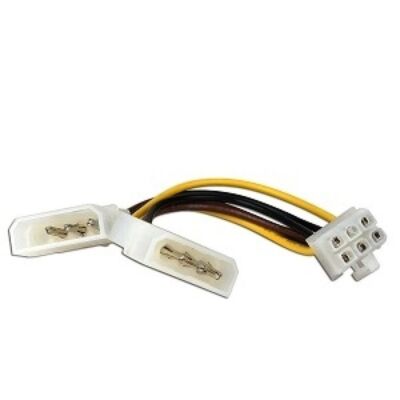 10 UNITS OF PCI Express (PCIe) 3.5'' 6-Pin Power Adapter Cable (/RT5-PCIXPRESP...