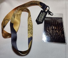 Game of Thrones Iron Throne Lanyard w/ PVC Charm