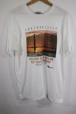 Vintage San Francisco Golden Gate Bridge 50th '87 T-Shirt Size XL Single Stitch