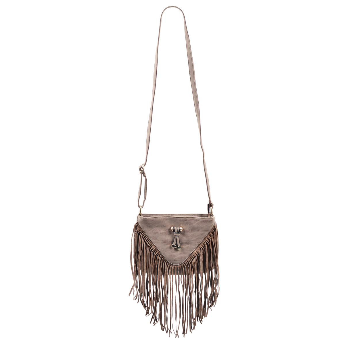 Premium Faux Suede Leather Fringe Tassel Crossbody Shoulder Bag eBay