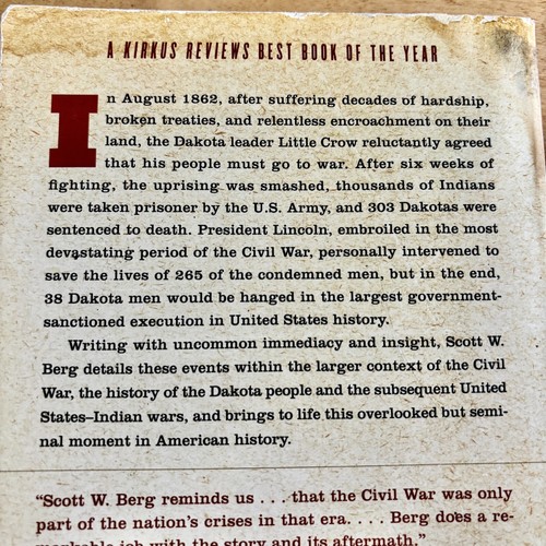 38 Nooses: Lincoln Little Crow Beginning of the Frontier's End Scott Berg Histor - Picture 6 of 12