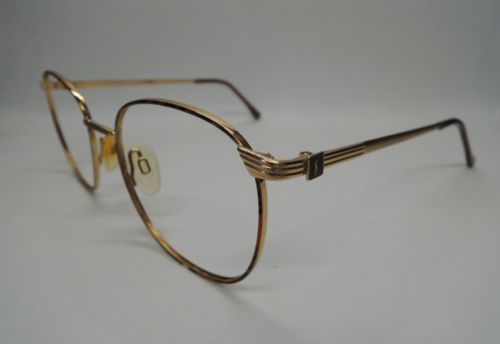 NOS YVES SAINT LAURENT Italy 4015 Squared Gold Fashion Eyeglasses Frame 52-19 - Bild 1 von 12