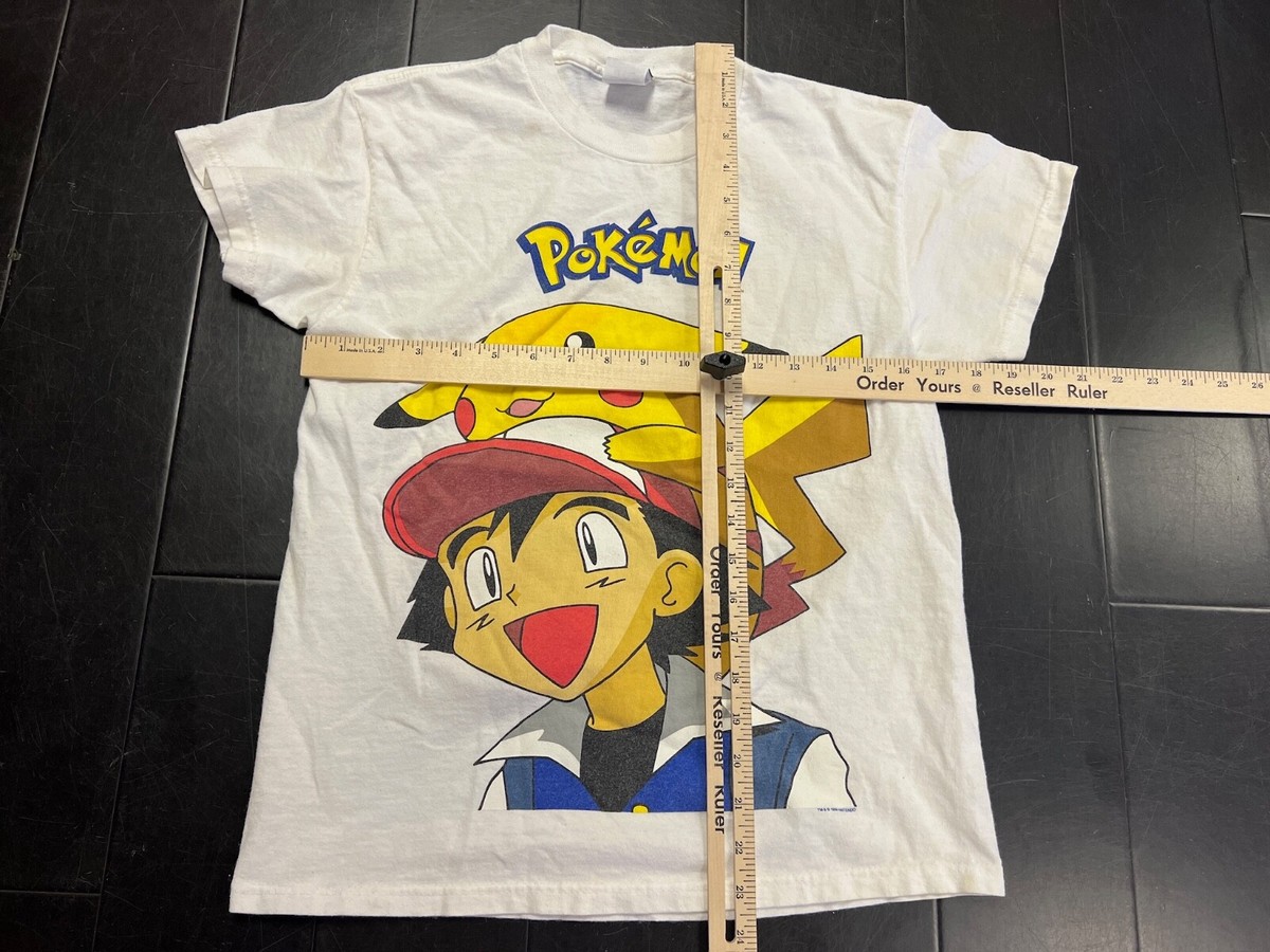 Vintage Pokemon 1999 Ash and Pikachu T-Shirt Size Youth Large | eBay
