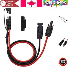 50cm 10AWG SAE Male-Female Adapter Cable for Efficient RV Solar Connections