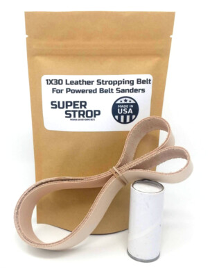 1x30 Leather Honing Belt SUPER STROP fits 1x30 Belt Sanders Razor Sharp  Edge