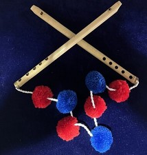 Indianer Folk Algoze Flöten Blasinstrument