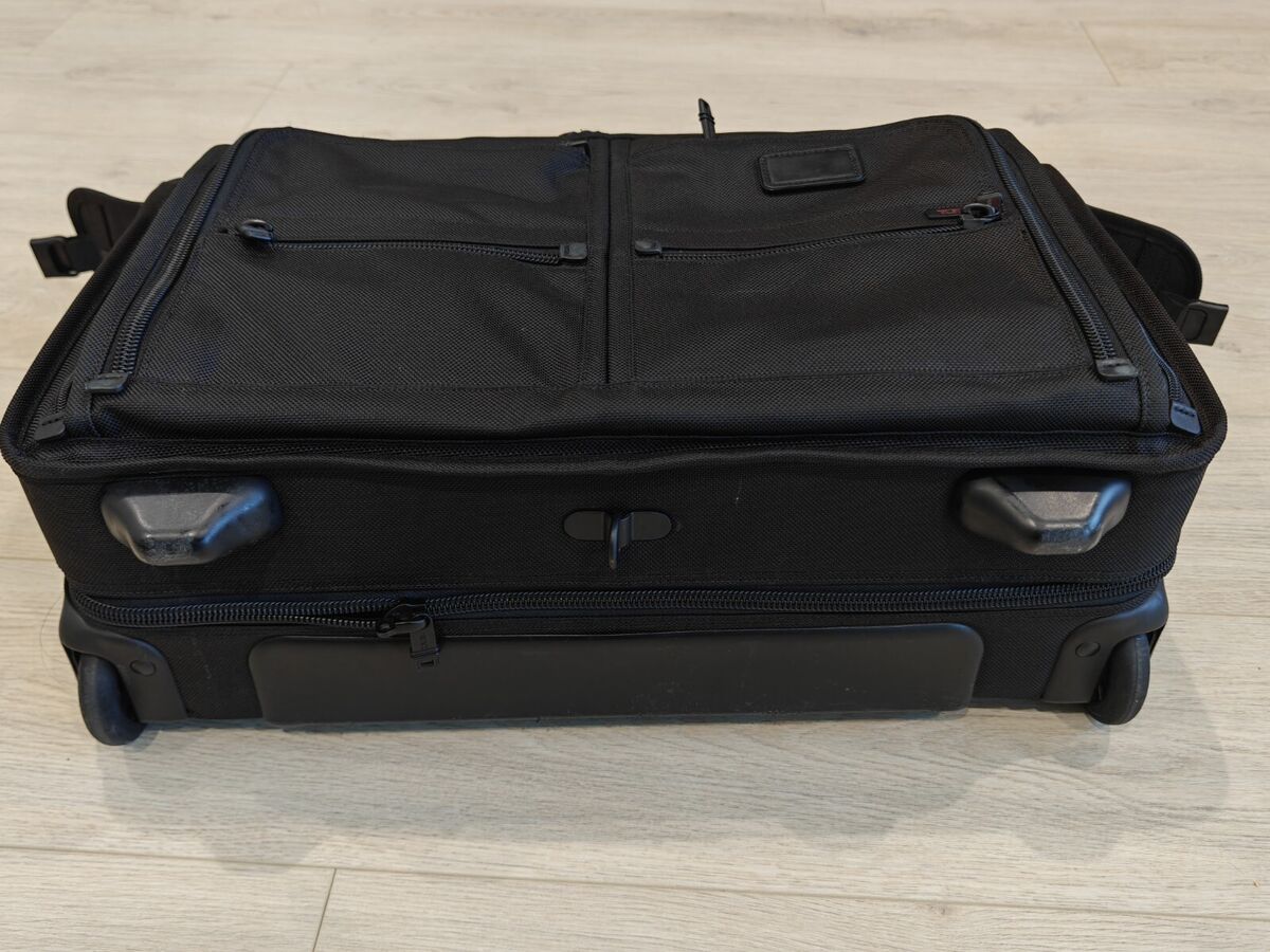 TUMI Alpha 2 Wheeled Extended Trip Garment Bag - Black ONLY TUMI Alpha 2 Wheeled Extended Trip Garment Bag - Black ONLY