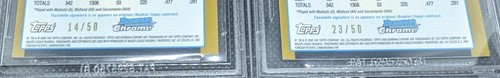 2) 2005 Bowman Chrome Draft Picks Nelson Cruz Gold Refractor RC /50 BGS 9 Mint - Picture 4 of 4