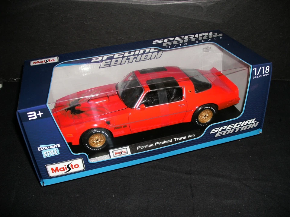 Pontiac Firebird 1978 Trans-Am escala 1:18 diecast muscle car edición especial nuevo Foto 2 de 3