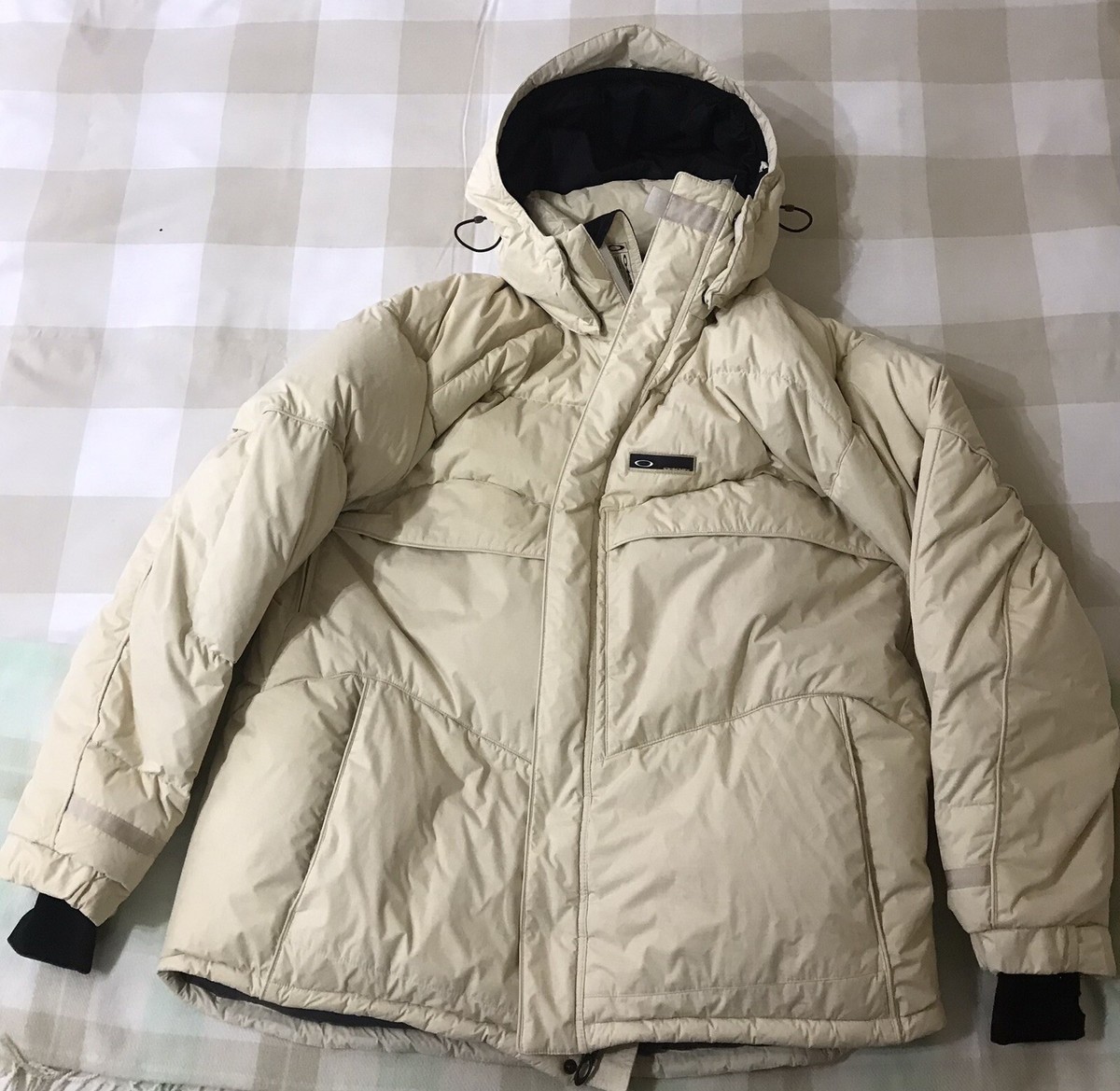 Oakley Hydro Fuel ダウンジャケット M アイボリー 00s OAKLEY HYDRO FUEL puffer jacket