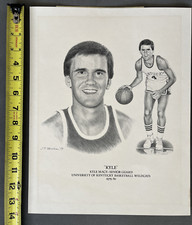 J.R Martin UK Kentucky Wildcat Basketball Kyle Macy Sketch Picture