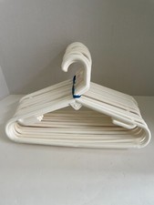 Set of 17 WHITE Baby/Toddler hangers Excellent condition