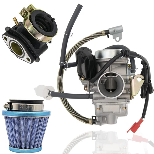 150cc Carburetor for GY6 4 Stroke Engines Electric Choke Motorcycle Scooter 152Q - Bild 5 von 9