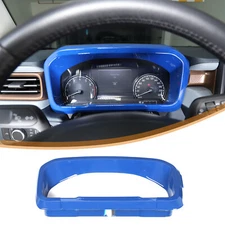 ABS Blue Interior Dashboard Frame Trim Cover For Ford Maverick 2022-2025