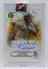 2023 Topps Pristine Baseball Encased Gold Refractor Auto /50 Padres - JUAN SOTO